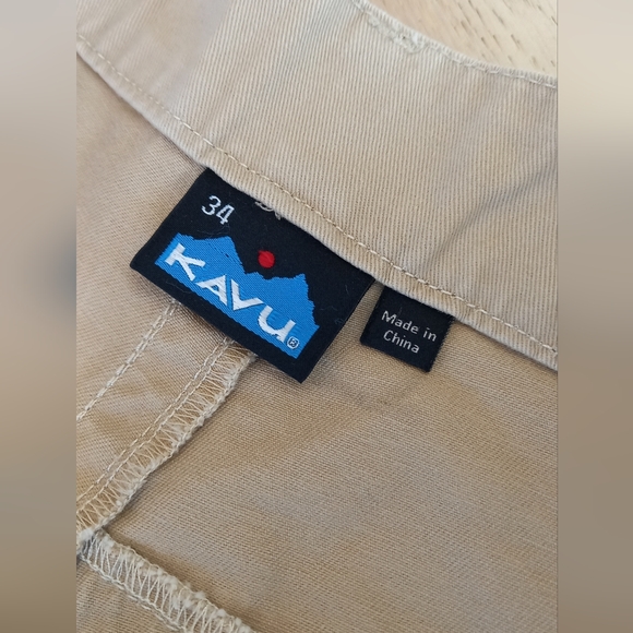 KAVU men's chino hiking pants 34" - Picture 7 of 9
